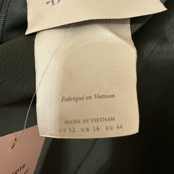 Cali Satin Cowl Neck MIDI Slip Dress Moss - Picture 4 of 4